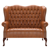Wade 2 Sits Chesterfield Soffa Old English Saddle
