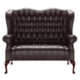 Wade 2 Sits Chesterfield Soffa Old English Smoke