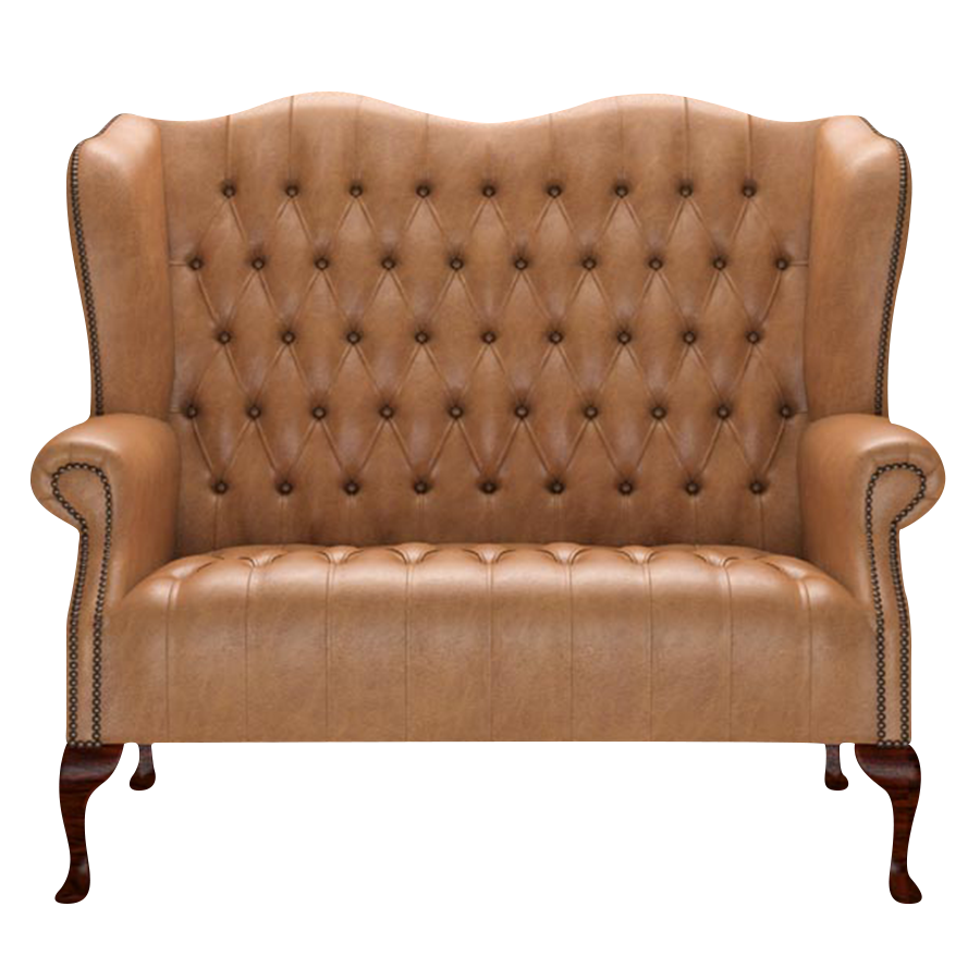 Wade 2 Sits Chesterfield Soffa Old English Tan