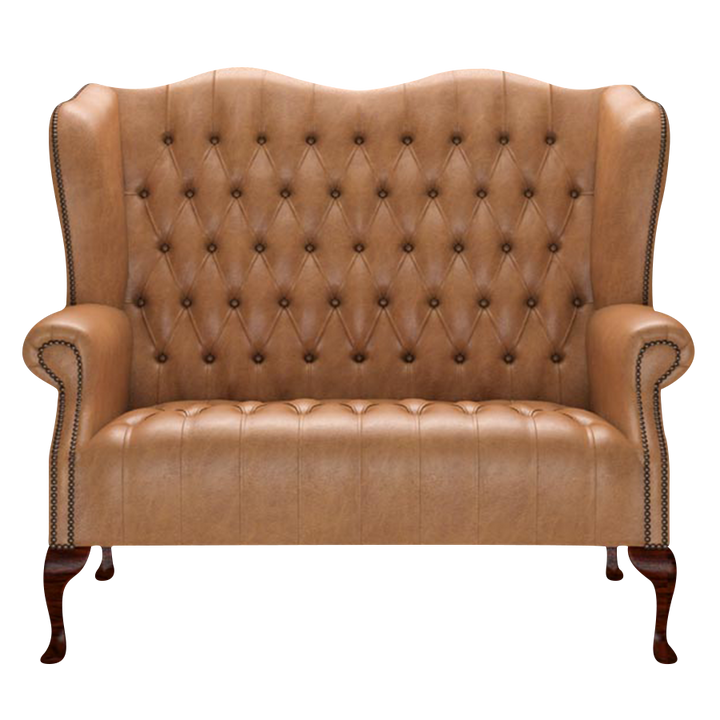 Wade 2 Sits Chesterfield Soffa Old English Tan