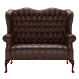 Wade 2 Sits Chesterfield Soffa Tudor Mahogany