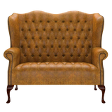 Wade 2 Sits Chesterfield Soffa Tudor Mustard