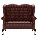 Wade 2 Sits Chesterfield Soffa Tudor Oxblood