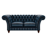 Wordsworth 2 Sits Chesterfield Soffa Antique Blue