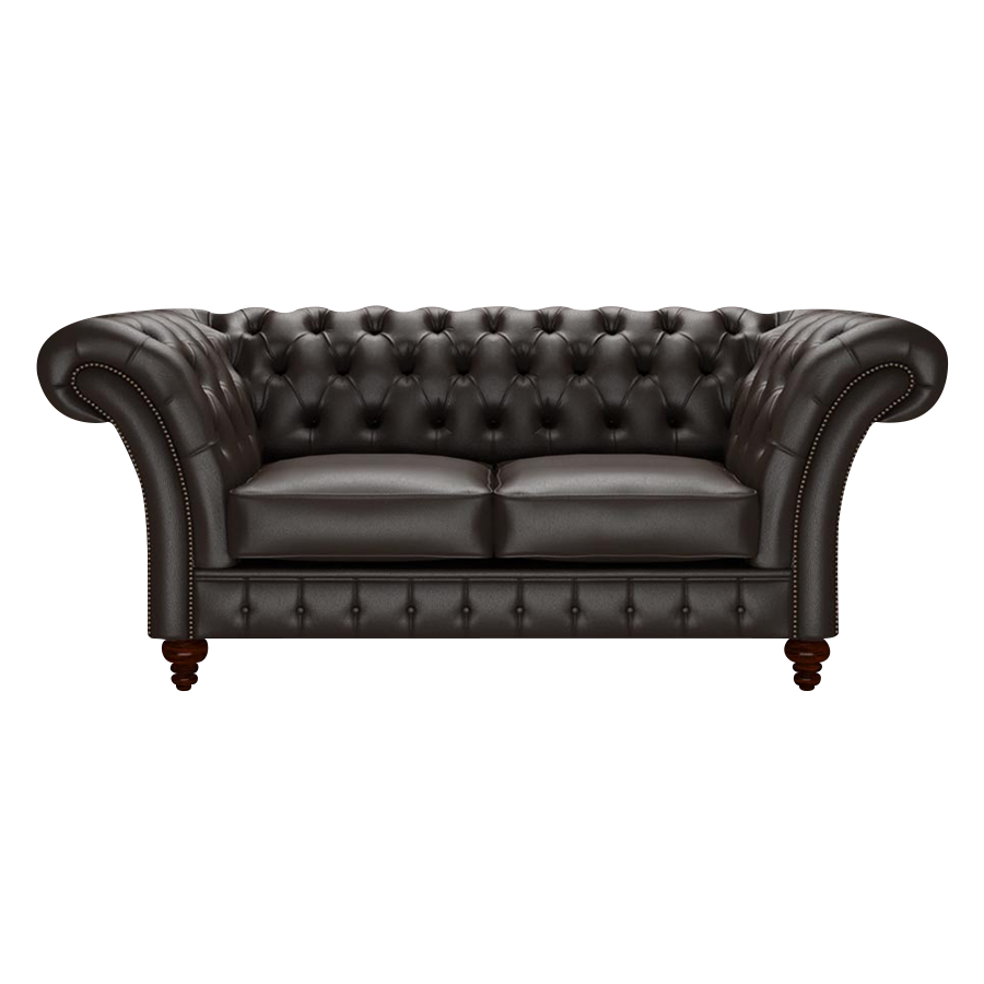 Wordsworth 2 Sits Chesterfield Soffa Birch Brown