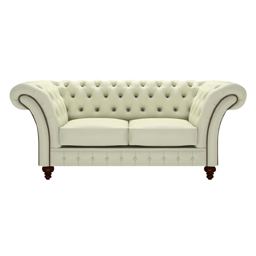 Wordsworth 2 Sits Chesterfield Soffa Birch Cream