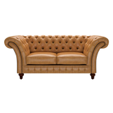 Wordsworth 2 Sits Chesterfield Soffa Old English Buckskin