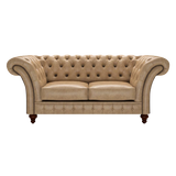 Wordsworth 2 Sits Chesterfield Soffa Old English Parchment