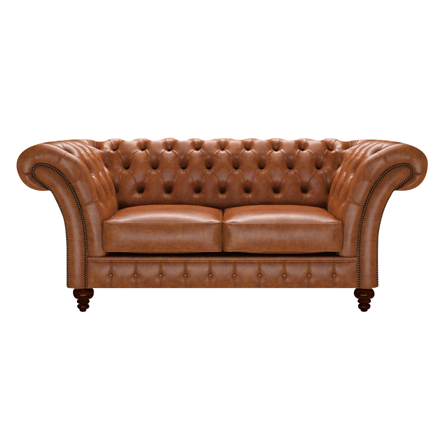 Wordsworth 2 Sits Chesterfield Soffa Old English Saddle