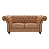 Wordsworth 2 Sits Chesterfield Soffa Old English Tan