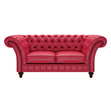 Wordsworth 2 Sits Chesterfield Soffa Shelly Flame Red