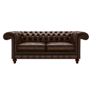 Allingham 3 Sits Chesterfield Soffa Antique Autumn Tan