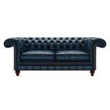 Allingham 3 Sits Chesterfield Soffa Antique Blue