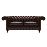 Allingham 3 Sits Chesterfield Soffa Antique Brown