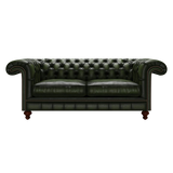 Allingham 3 Sits Chesterfield Soffa Antique Green