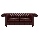 Allingham 3 Sits Chesterfield Soffa Antique Red