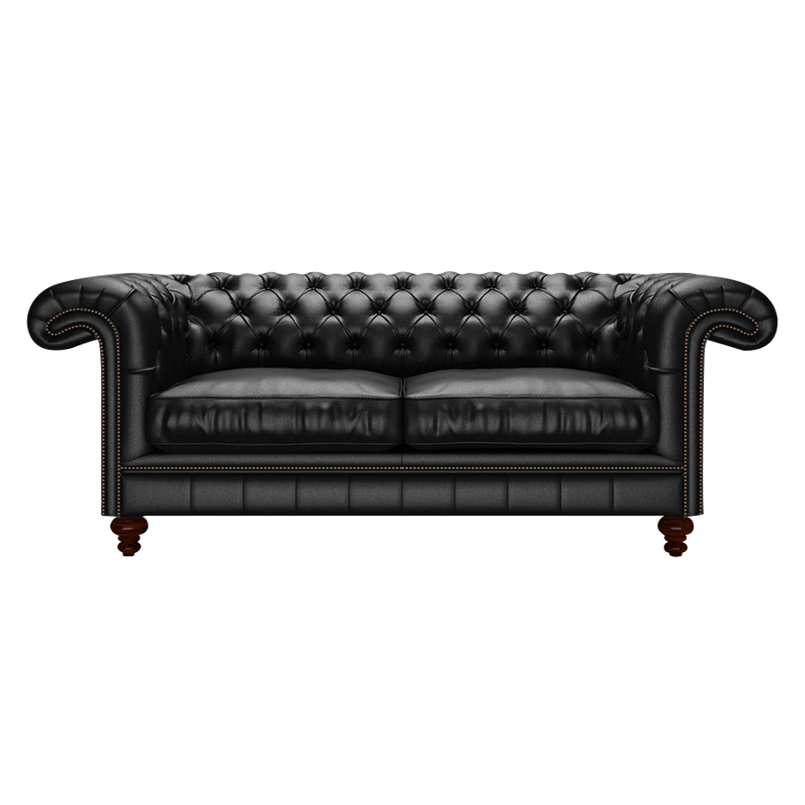 Allingham 3 Sits Chesterfield Soffa Birch Black