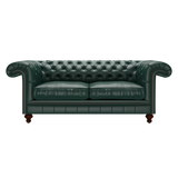Allingham 3 Sits Chesterfield Soffa Birch Forest Green
