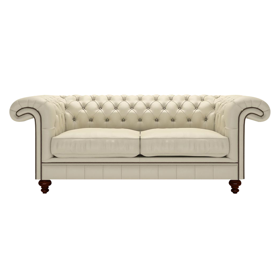 Allingham 3 Sits Chesterfield Soffa Birch Ivory
