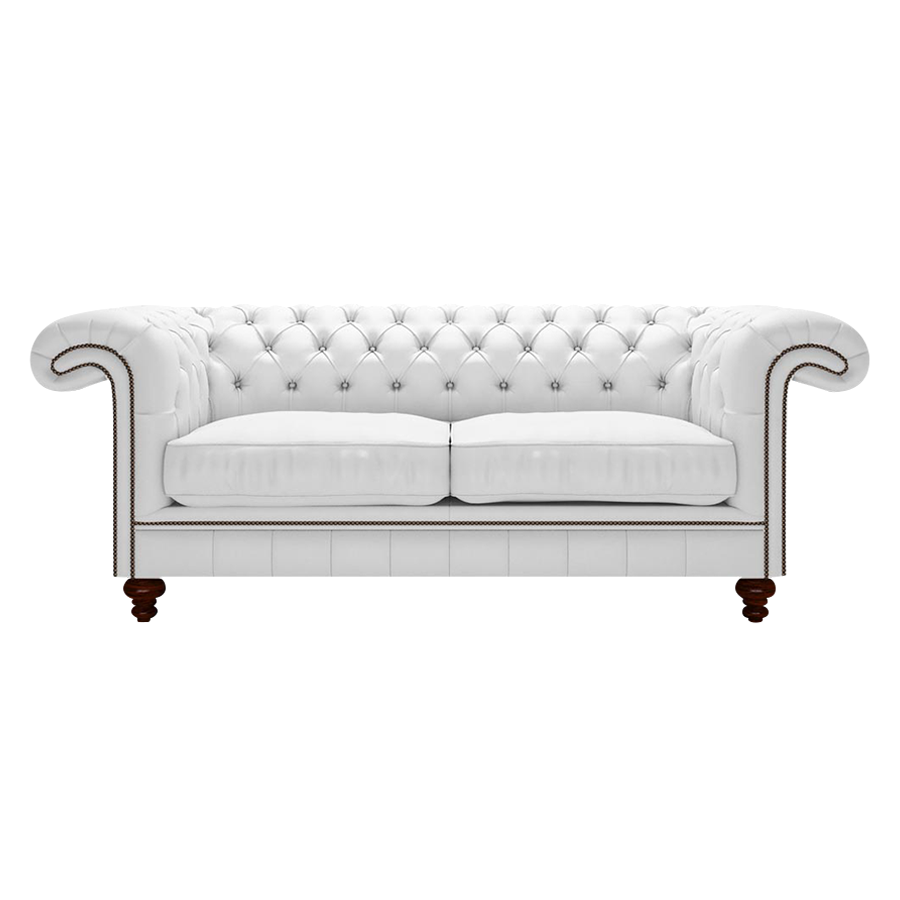 Allingham 3 Sits Chesterfield Soffa Birch White
