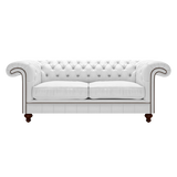 Allingham 3 Sits Chesterfield Soffa Birch White