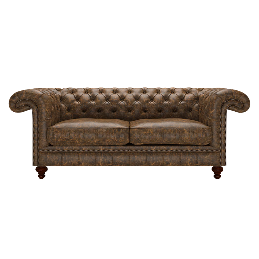 Allingham 3 Sits Chesterfield Soffa Etna Brandy