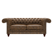 Allingham 3 Sits Chesterfield Soffa Etna Brandy