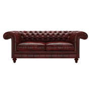 Allingham 3 Sits Chesterfield Soffa Etna Red