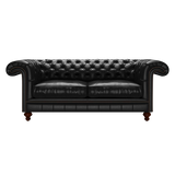 Allingham 3 Sits Chesterfield Soffa Old English Black