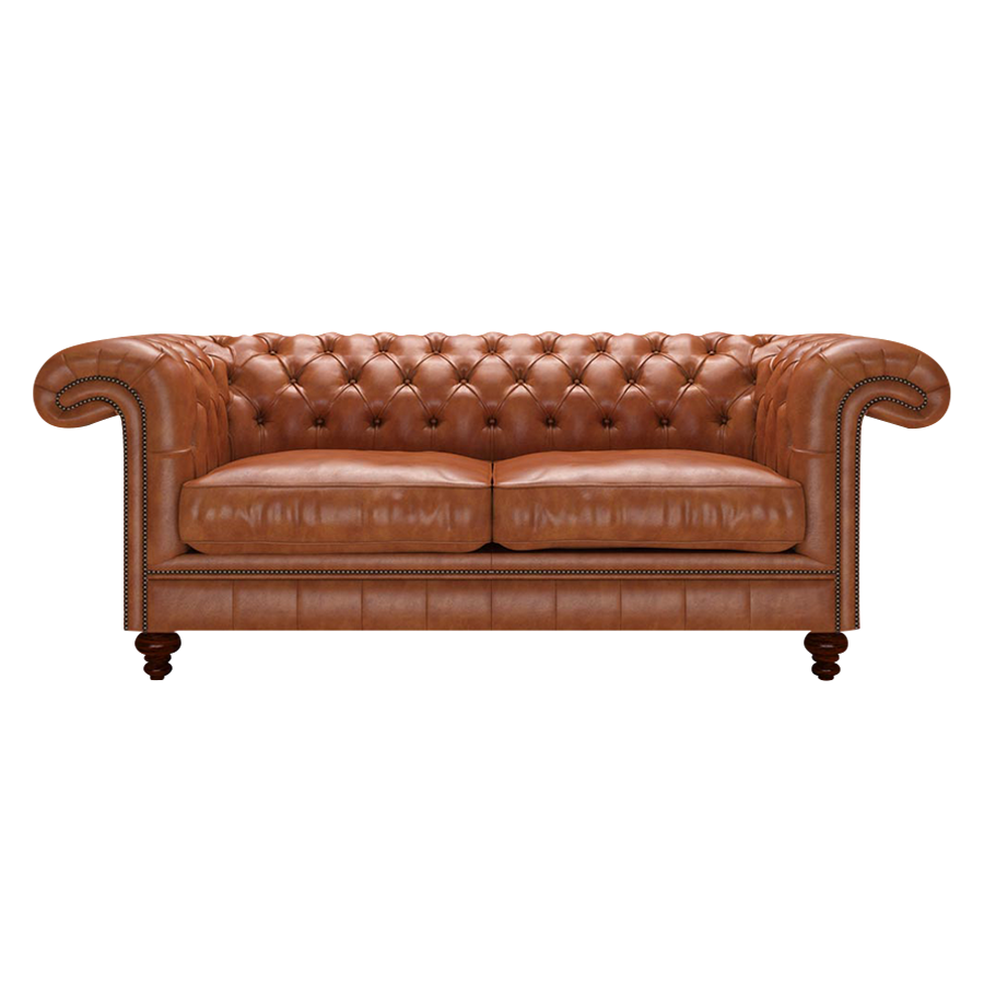 Allingham 3 Sits Chesterfield Soffa Old English Bruciato