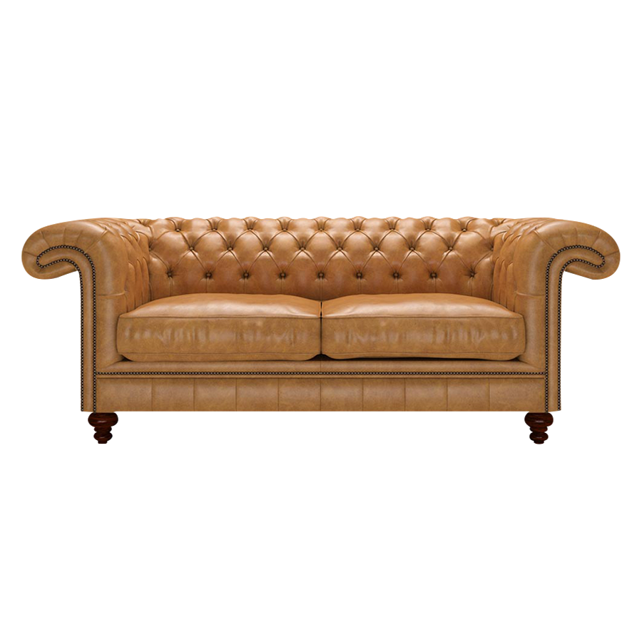 Allingham 3 Sits Chesterfield Soffa Old English Buckskin