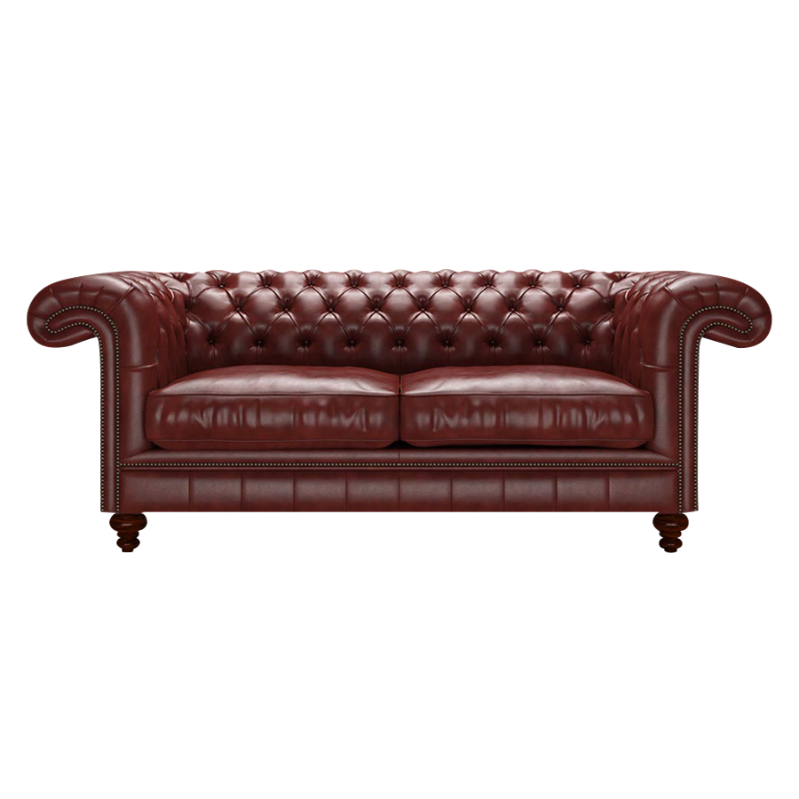 Allingham 3 Sits Chesterfield Soffa Old English Chestnut