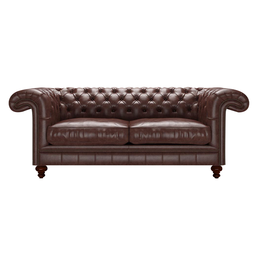 Allingham 3 Sits Chesterfield Soffa Old English Dark Brown