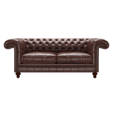 Allingham 3 Sits Chesterfield Soffa Old English Dark Brown