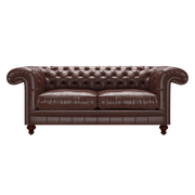 Allingham 3 Sits Chesterfield Soffa Old English Dark Brown