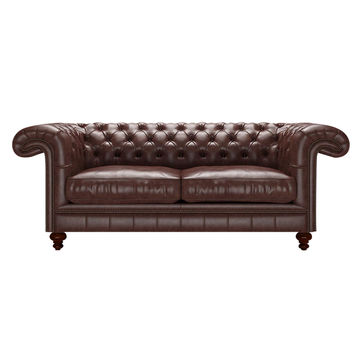 Allingham 3 Sits Chesterfield Soffa Old English Dark Brown