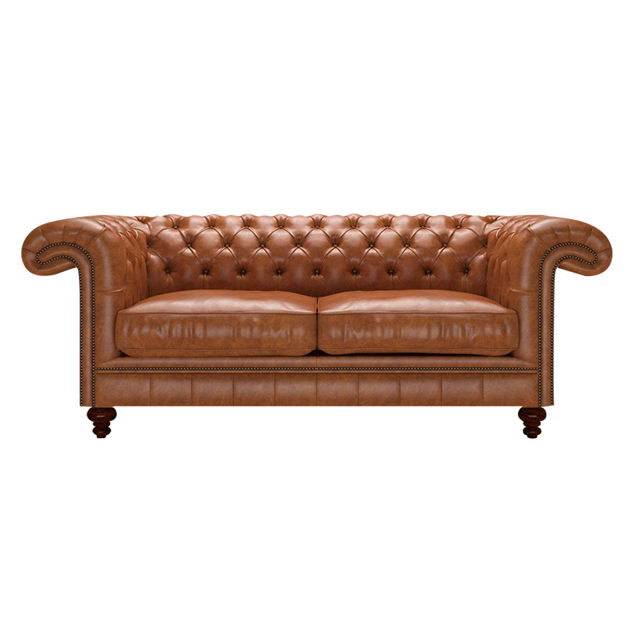Allingham 3 Sits Chesterfield Soffa Old English Saddle