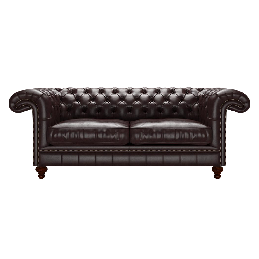 Allingham 3 Sits Chesterfield Soffa Old English Smoke