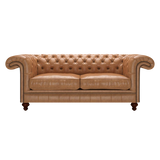 Allingham 3 Sits Chesterfield Soffa Old English Tan