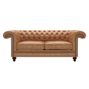Allingham 3 Sits Chesterfield Soffa Old English Tan
