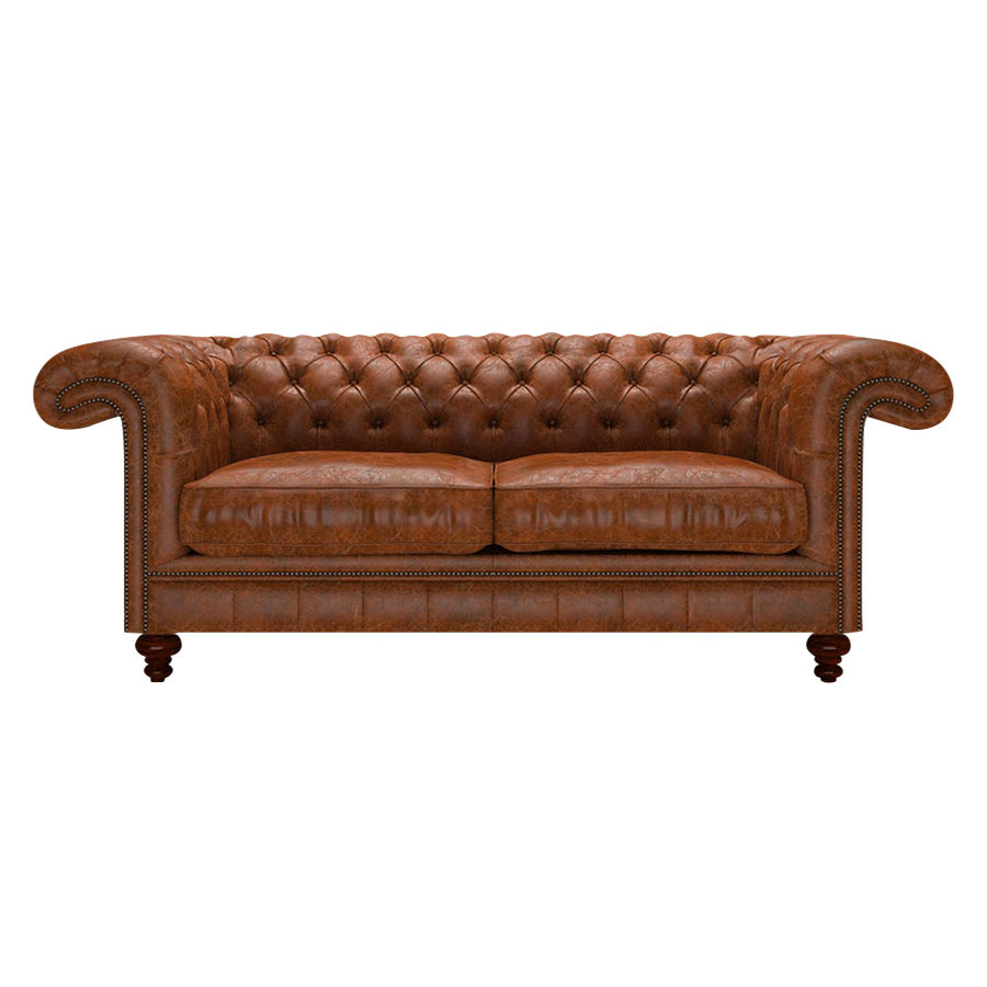 Allingham 3 Sits Chesterfield Soffa Tudor Chestnut