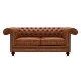 Allingham 3 Sits Chesterfield Soffa Tudor Chestnut