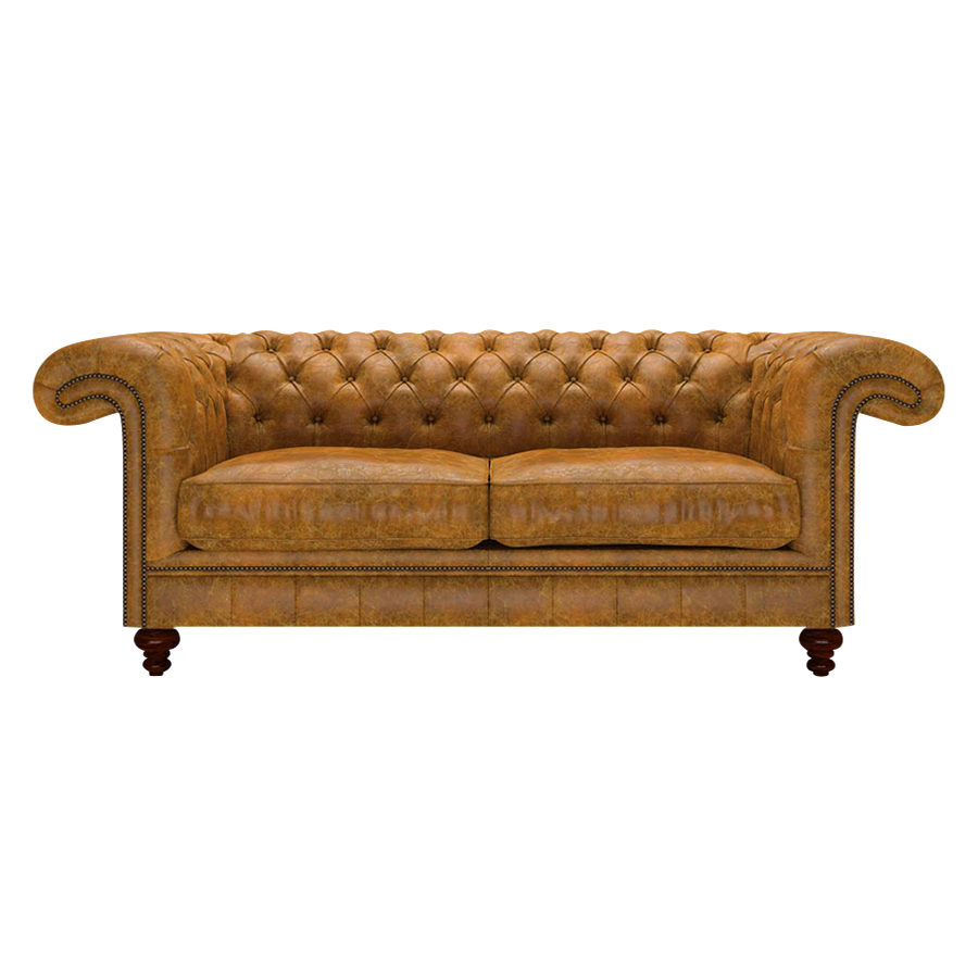 Allingham 3 Sits Chesterfield Soffa Tudor Mustard