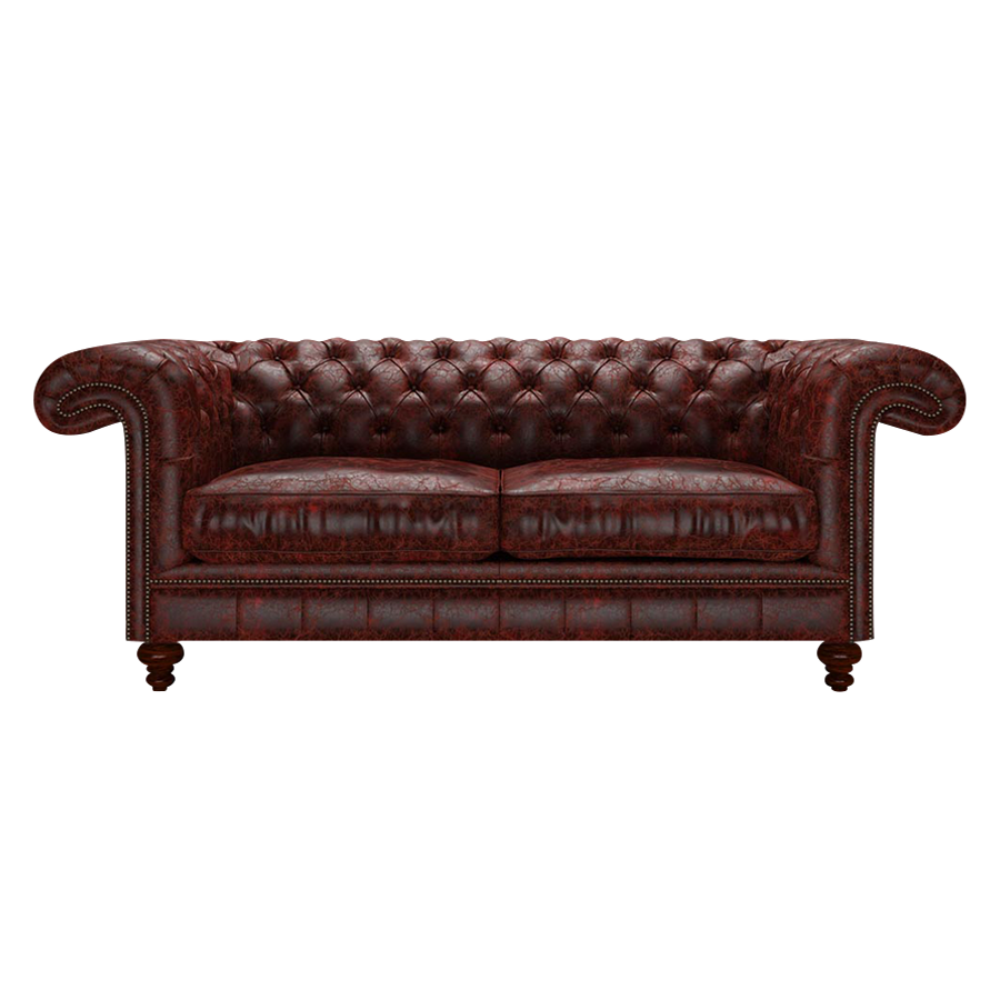 Allingham 3 Sits Chesterfield Soffa Tudor Oxblood