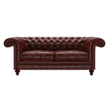 Allingham 3 Sits Chesterfield Soffa Tudor Oxblood
