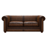 Austen 3 Sits Chesterfield Soffa Antique Autumn Tan