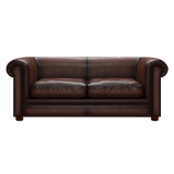 Austen 3 Sits Chesterfield Soffa Antique Brown