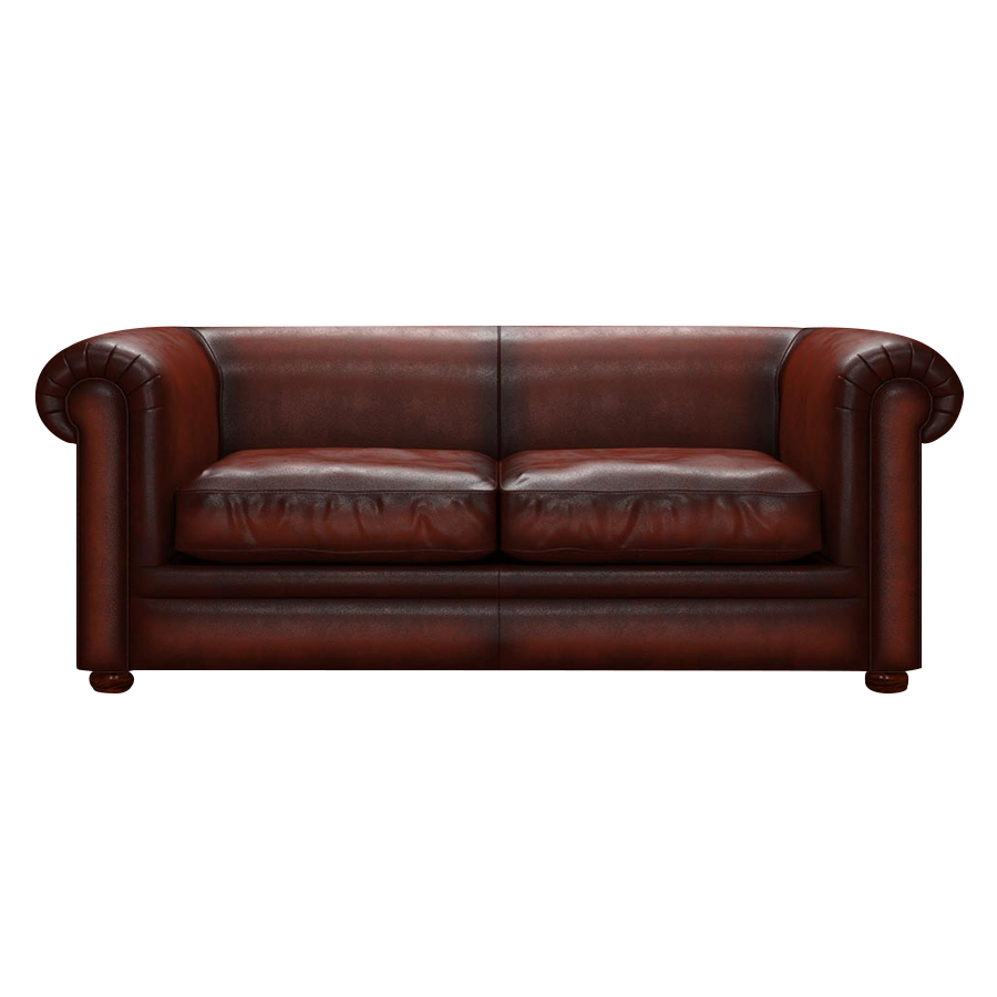 Austen 3 Sits Chesterfield Soffa Antique Chestnut