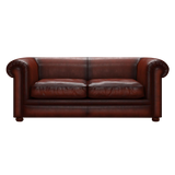 Austen 3 Sits Chesterfield Soffa Antique Chestnut