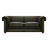 Austen 3 Sits Chesterfield Soffa Antique Olive
